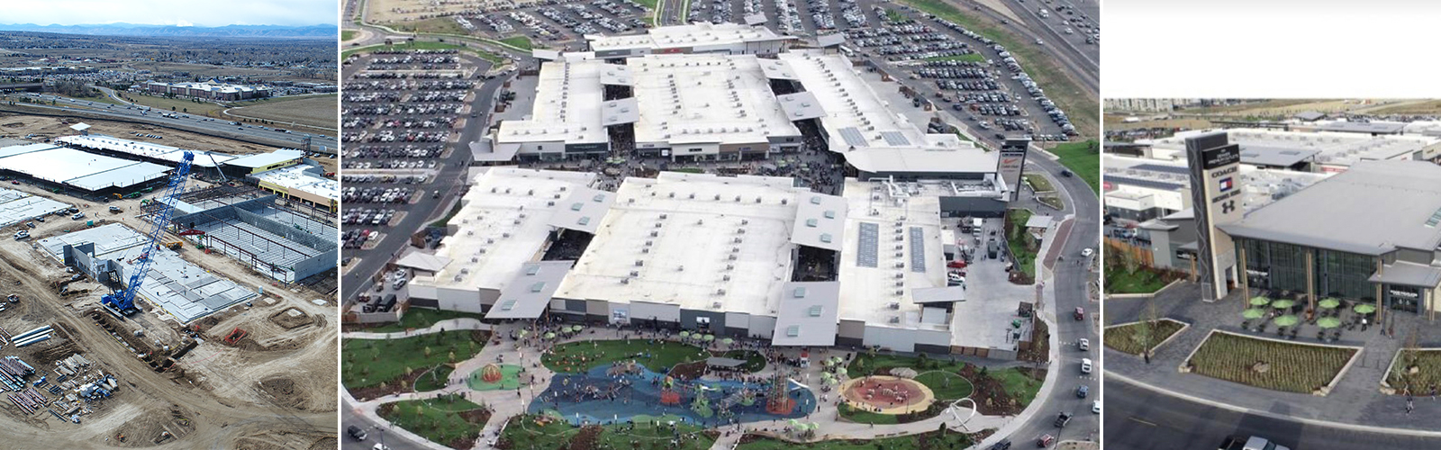 outlet mall roof installation