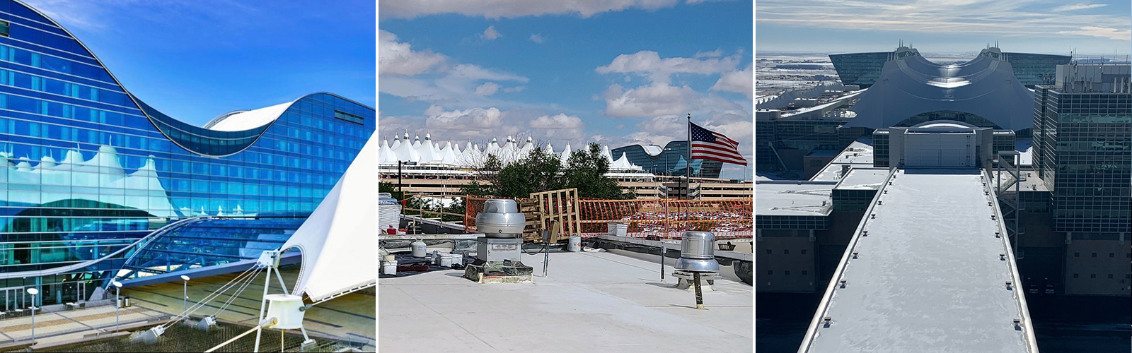 denver airport roof installation