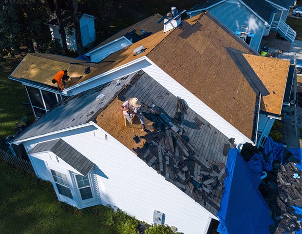 hail roof repair erie