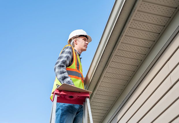 hail roof inspection erie